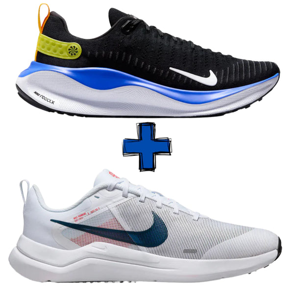 COMBO CON ZAPATILLAS Nike Infinity 4 Hombre + Running Nike Downshifter 12 Hombre