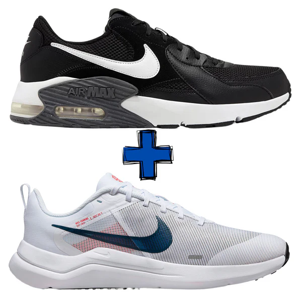 COMBO CON ZAPATILLAS Nike Air Max Excee + Running Nike Downshifter 12 Hombre